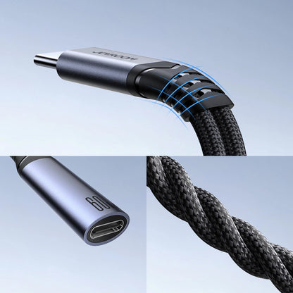 Καλώδιο Ήχου USB-C - 3.5mm / USB-C Joyroom SY-C02, 0.14m, Μαύρο