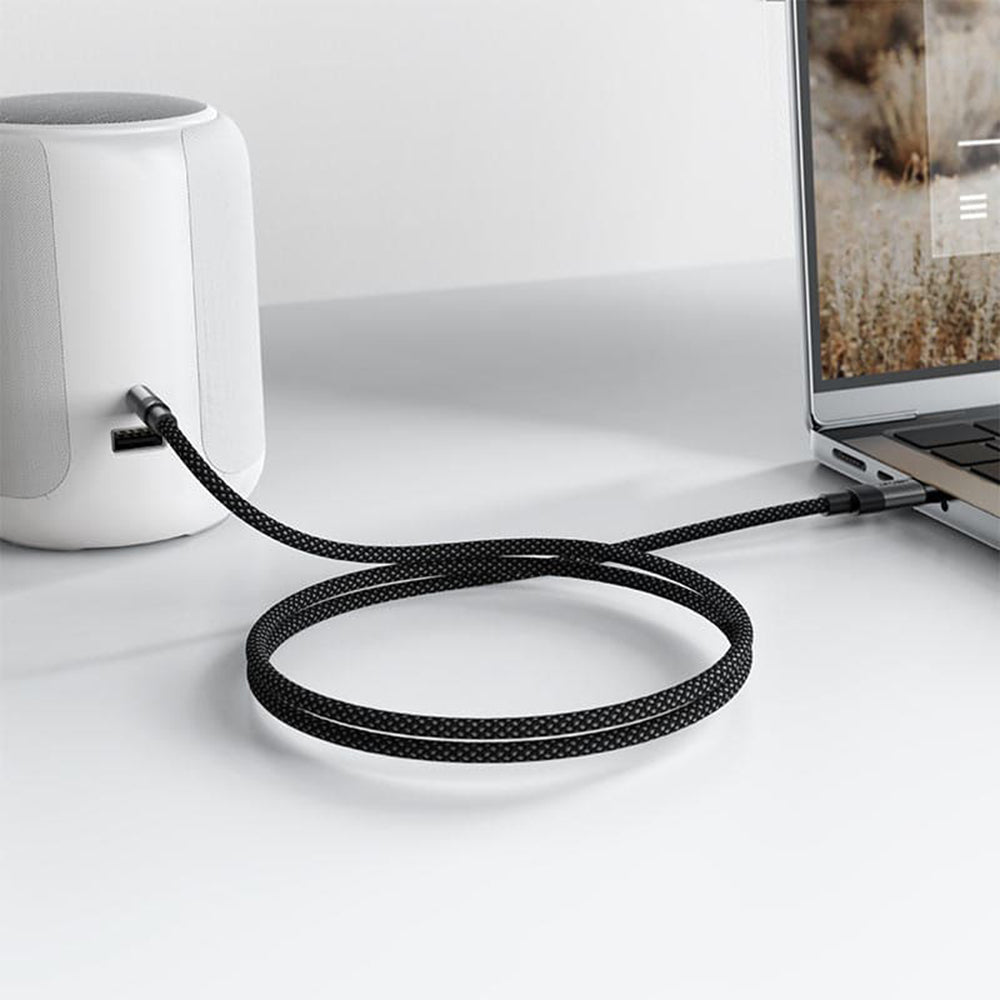 USB-C to 3.5mm Acefast J11 Audio Cable, 1m, Black