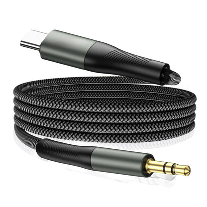 Καλώδιο Ήχου USB-C - 3.5mm Techsuit AC16 NexaSound, 1m, Γκρι