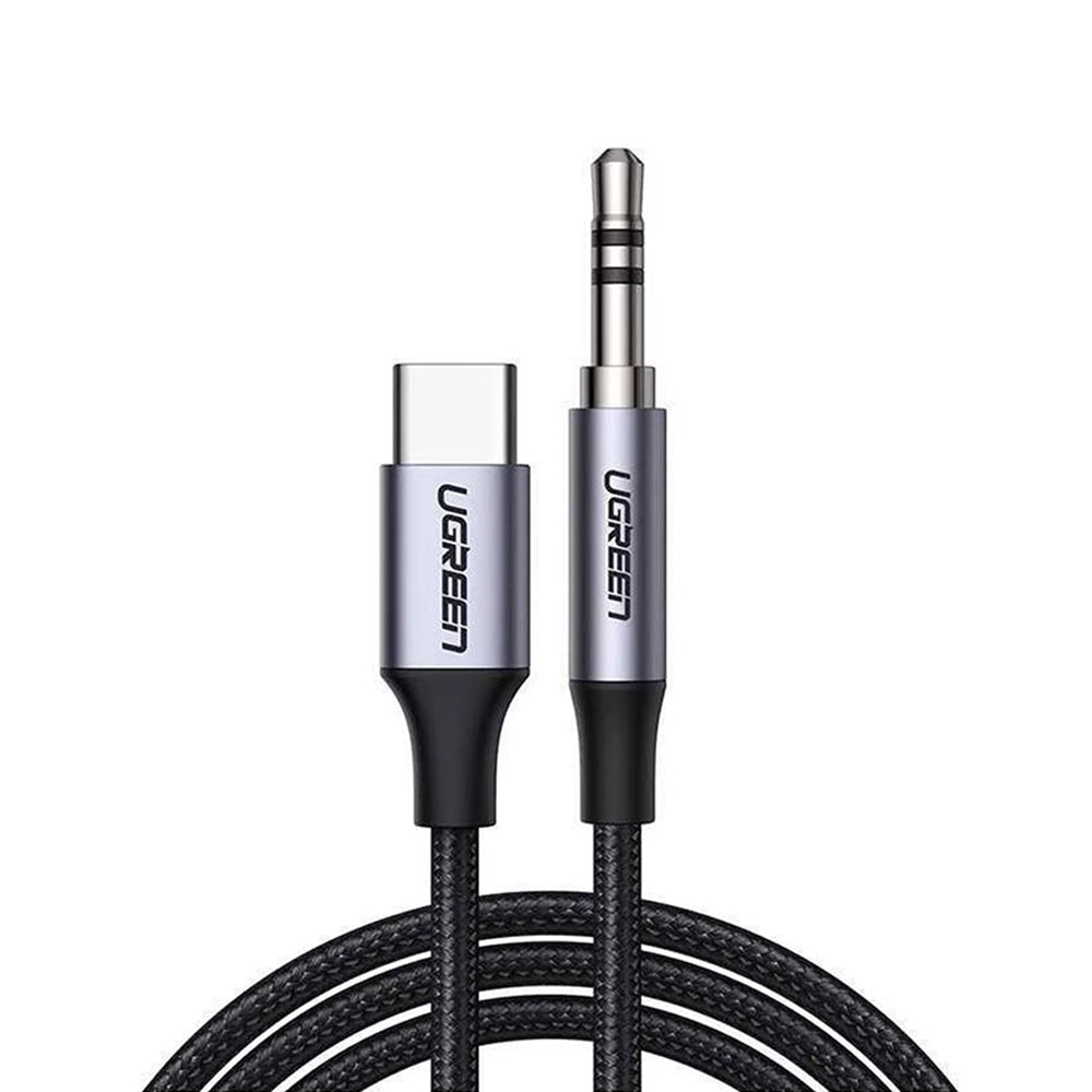 Καλώδιο Ήχου USB-C - 3.5mm UGREEN CM450 (20192), 1μ, Γκρι