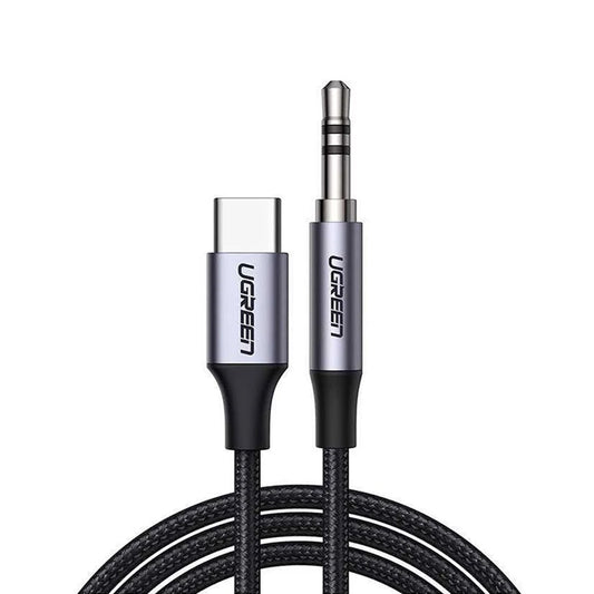Καλώδιο Ήχου USB-C - 3.5mm UGREEN CM450 (20192), 1μ, Γκρι