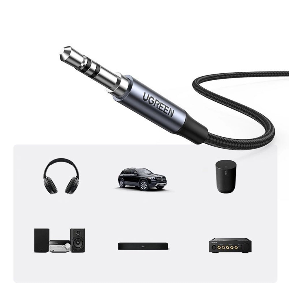 Καλώδιο Ήχου USB-C - 3.5mm UGREEN CM450 (20192), 1μ, Γκρι