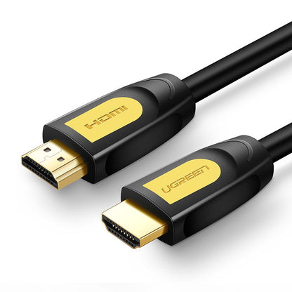 Καλώδιο Βίντεο UGREEN HD101, HDMI - HDMI, 4K, 2m, Μαύρο Κίτρινο