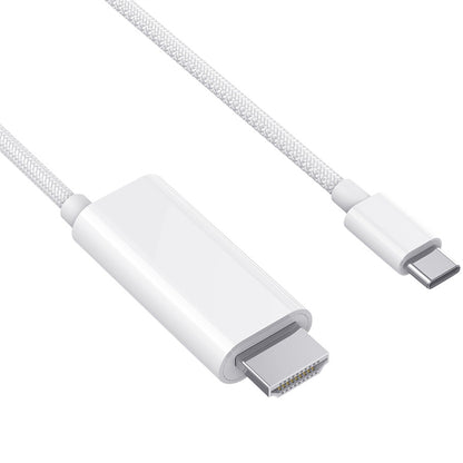 Καλώδιο ήχου και βίντεο USB-C - HDMI WiWu Wi-PS001, 1.8m, λευκό