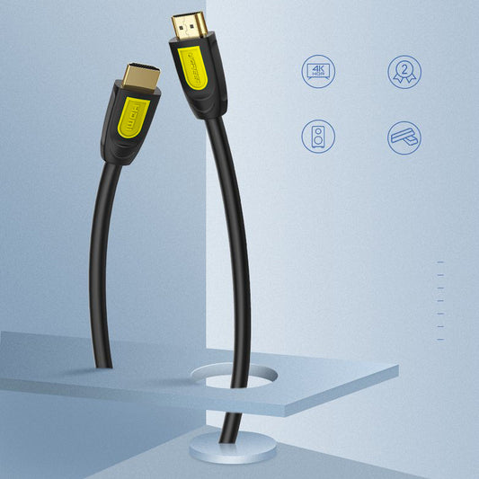 Καλώδιο Βίντεο UGREEN HD101, HDMI - HDMI, 4K, 2m, Μαύρο Κίτρινο