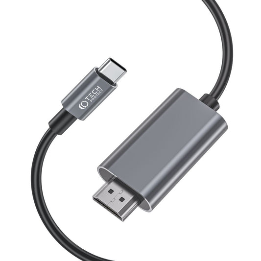 Καλώδιο ήχου και βίντεο USB-C - HDMI Tech-Protect Ultraboost, 2m, μαύρο 