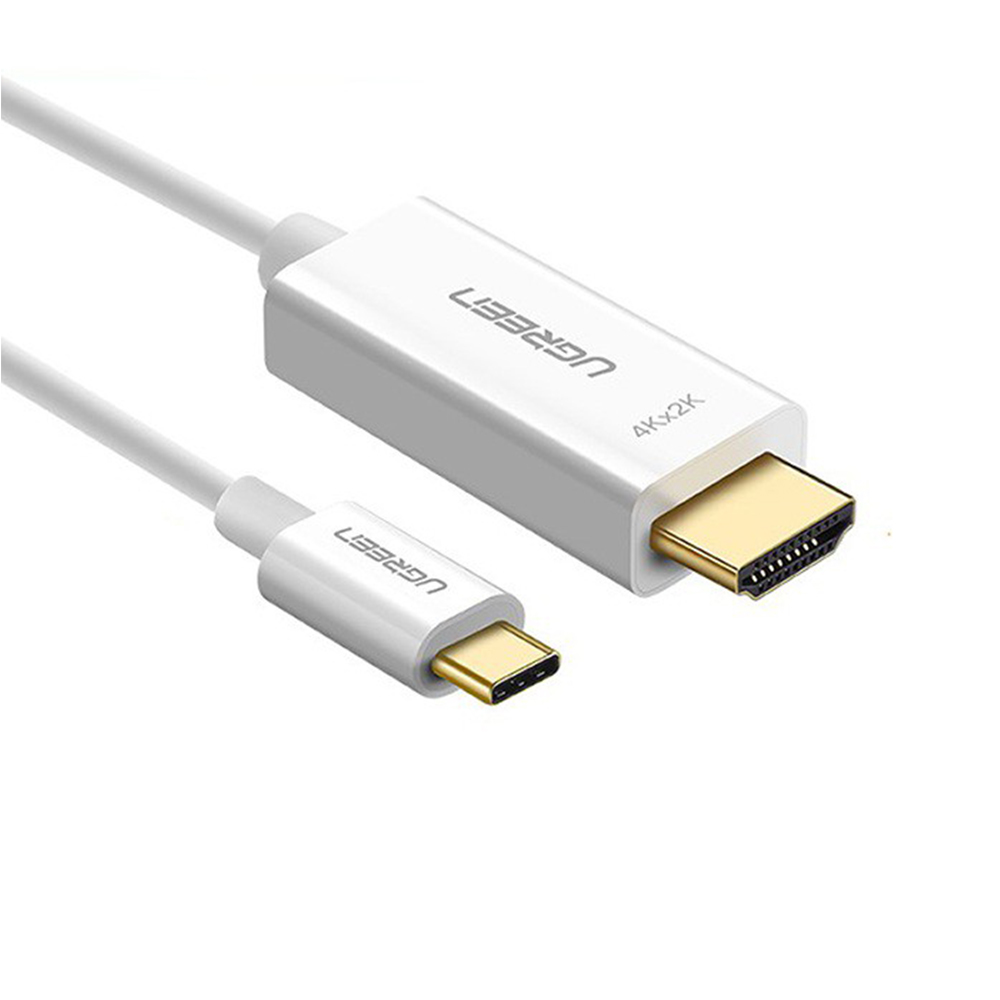 Καλώδιο Ήχου και Βίντεο USB-C - HDMI UGREEN MM121, 1.5m, Λευκό