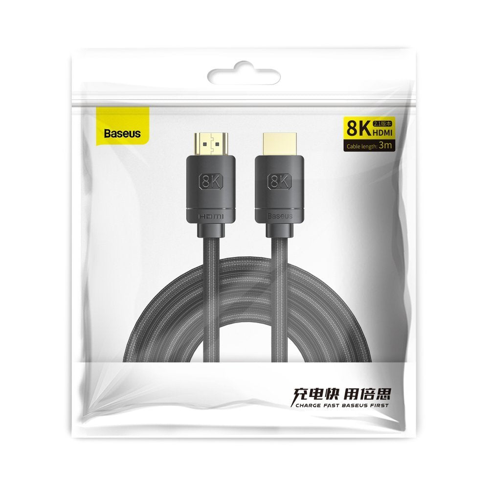 Καλώδιο Βίντεο Baseus High Definition Series, HDMI - HDMI, 8K, 3m, Μαύρο CAKGQ-L01