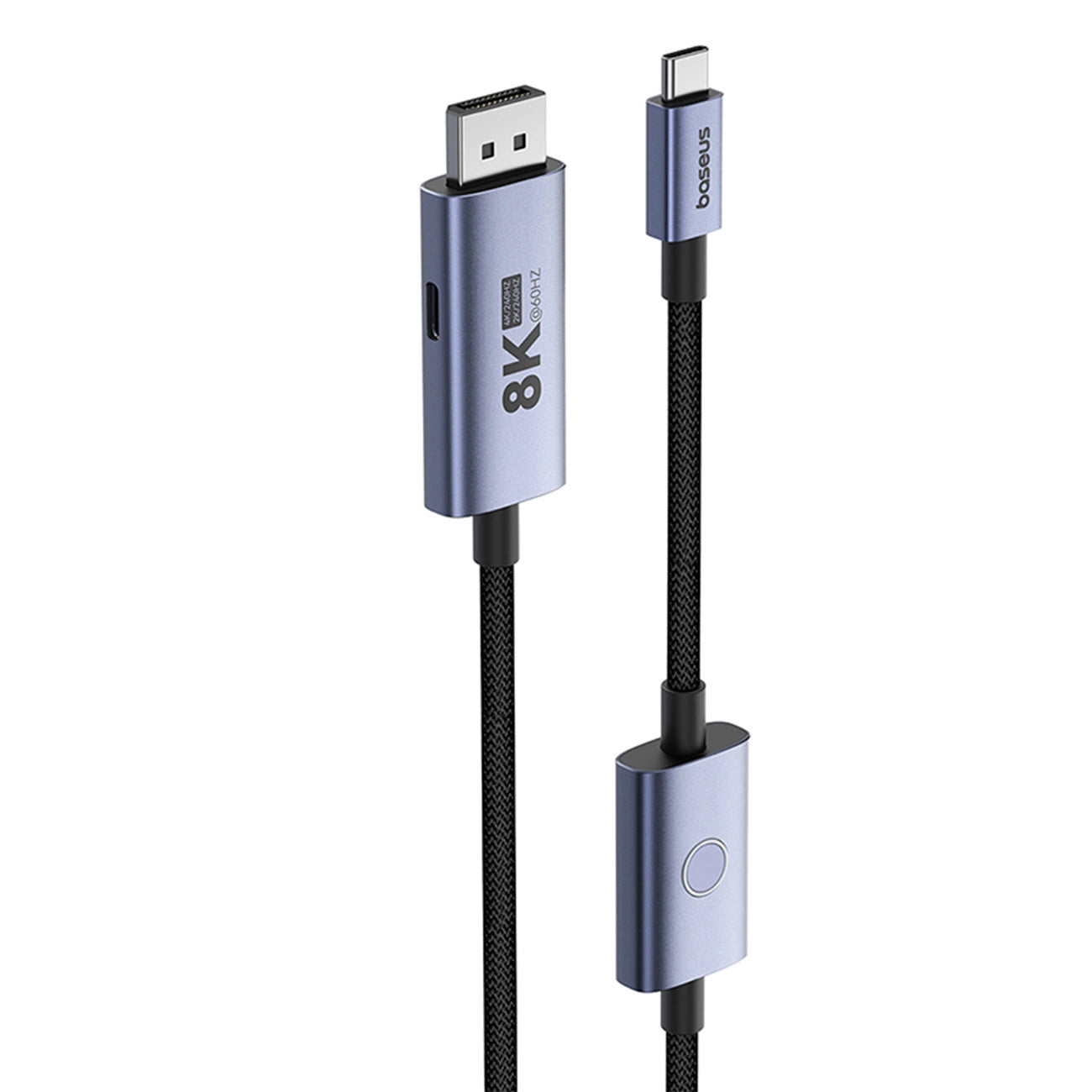 Καλώδιο ήχου και βίντεο USB-C USB-C - DisplayPort Baseus, 8K, 1,5m, 1,5m, Μαύρο B006337070D111-02