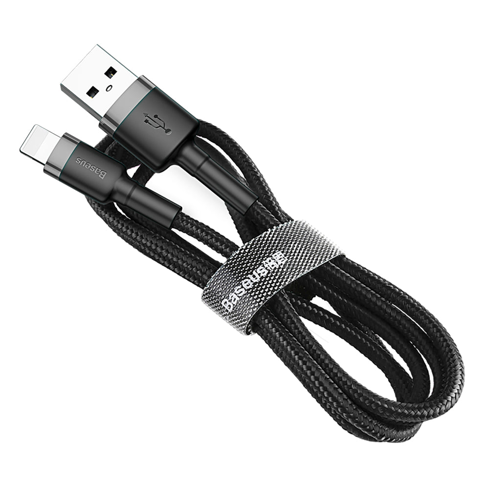 Καλώδιο δεδομένων και φόρτισης USB-A - Lightning Baseus Cafule, 18W, 1m, γκρι CALKLF-BG1