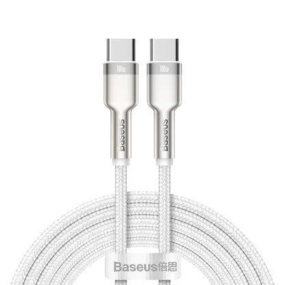 Καλώδιο δεδομένων και φόρτισης USB-C - USB-C Baseus Cafule, 100W, 2m, λευκό CATJK-D02 