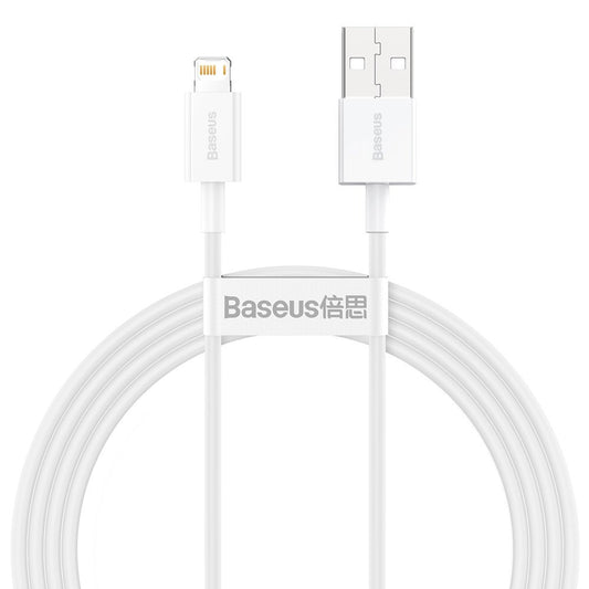 Καλώδιο δεδομένων και φόρτισης USB-A - Lightning Baseus Superior Series, 20W, 1.5m, λευκό CALYS-B02