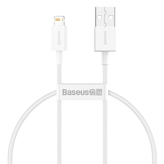 Καλώδιο δεδομένων και φόρτισης USB-A - Lightning Baseus Superior Series, 20W, 0.25m, λευκό CALYS-02