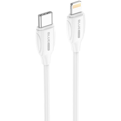 Καλώδιο δεδομένων και φόρτισης USB-C - Lightning BLUE Power B2BX19, 18W, 2m, Λευκό