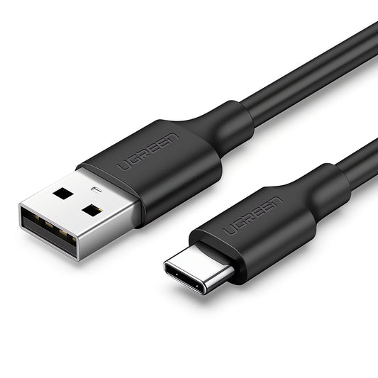 Καλώδιο Δεδομένων και Φόρτισης USB-A - USB-C UGREEN US287, 18W, 2m, Μαύρο