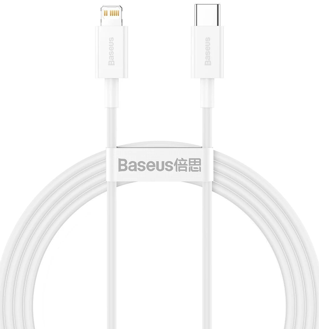 Καλώδιο δεδομένων και φόρτισης USB-C - Lightning Baseus Superior Series, 20W, 1.5m, λευκό CATLYS-B02 