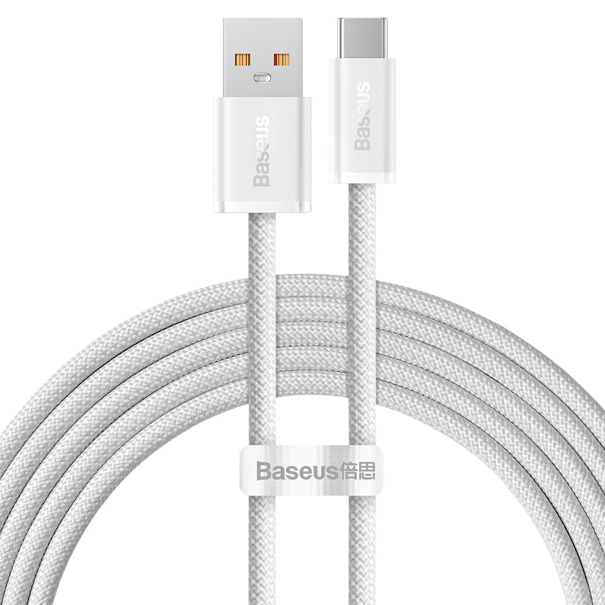 Καλώδιο δεδομένων και φόρτισης USB-A - USB-C Baseus Dynamic Series, 100W, 2m, λευκό CALD000702