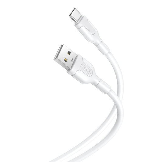 Καλώδιο Δεδομένων και Φόρτισης USB-A - USB-C XO Design NB212, 18W, 1m, Λευκό