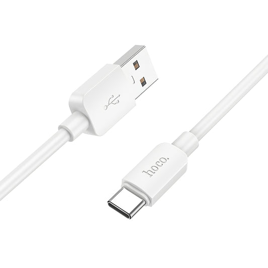 Καλώδιο Δεδομένων και Φόρτισης USB-A - USB-C HOCO X96, 27W, 1m, Λευκό