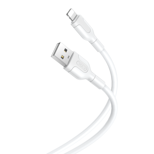 Καλώδιο δεδομένων και φόρτισης USB-A - Lightning XO Design NB212, 18W, 1m, λευκό 