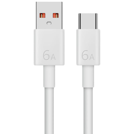 Καλώδιο δεδομένων και φόρτισης USB-A - USB-C Huawei, 66W, 1m, λευκό 04072004