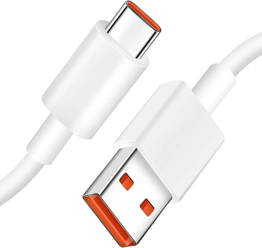 Καλώδιο δεδομένων και φόρτισης Xiaomi USB-A σε USB-C Xiaomi, 120W, 1m, λευκό BHR603232GL