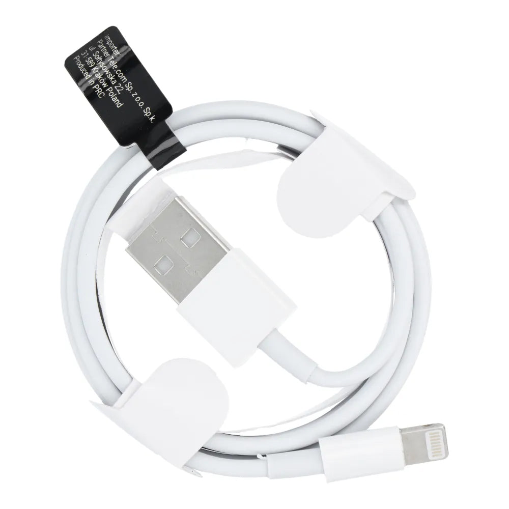 Καλώδιο δεδομένων και φόρτισης USB-A - Lightning OEM HD5, 18W, 1m, λευκό