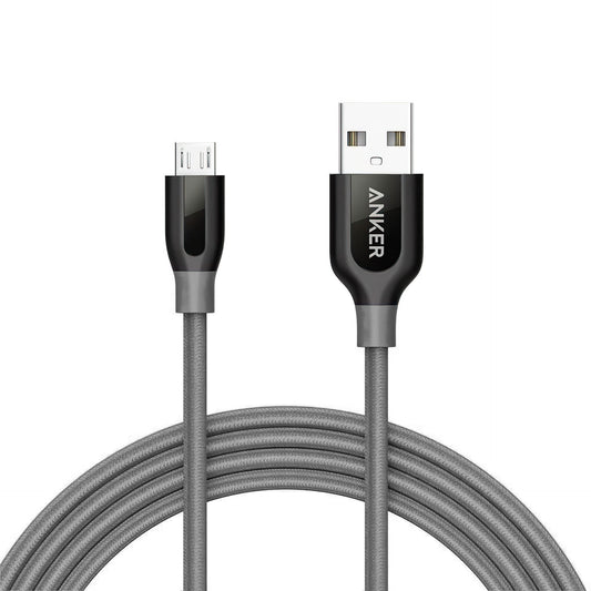 Καλώδιο δεδομένων και φόρτισης USB-A - microUSB Anker PowerLine+, 18W, 1.8m, Γκρι A8143HA1 