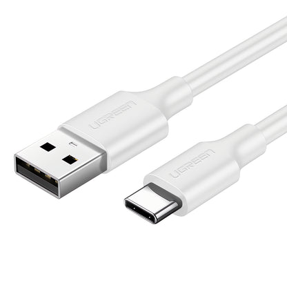 Data and Charging Cable USB-A - USB-C UGREEN US287, 60W, 0.5m, White 