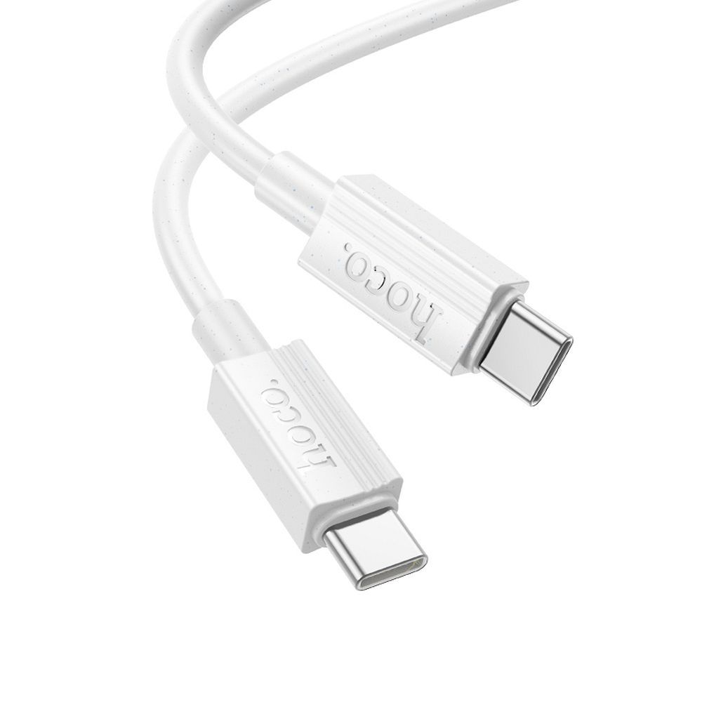 Καλώδιο Δεδομένων και Φόρτισης USB-C - USB-C HOCO X107, 60W, 1m, Λευκό