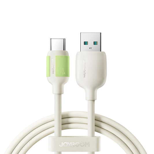 Καλώδιο Δεδομένων και Φόρτισης USB-A - USB-C Joyroom S-A53, 18W, 1.2m, Μπεζ