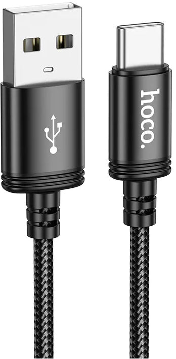 Καλώδιο Δεδομένων και Φόρτισης USB-A - USB-C HOCO X89, 18W, 2m, Μαύρο