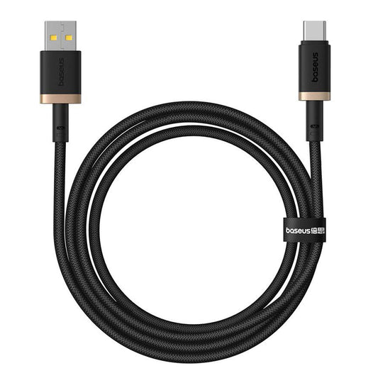 Καλώδιο Δεδομένων και Φόρτισης USB-A - USB-C Baseus Dura Series, 60W, 1m, Χρυσό P10377802U01-00