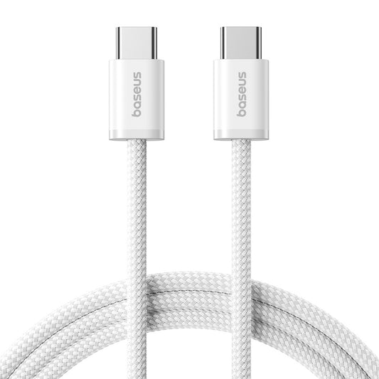 Καλώδιο Δεδομένων και Φόρτισης USB-C - USB-C Baseus Dynamic 4 Series, 100W, 1m, Λευκό P10381400211-00