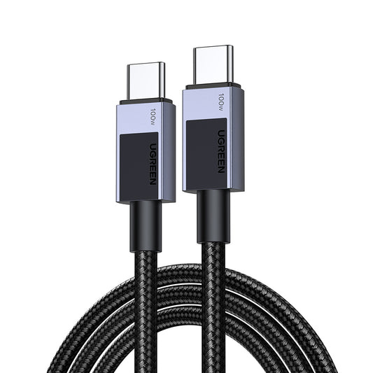 Καλώδιο Δεδομένων και Φόρτισης USB-C - USB-C UGREEN L512, 100W, 3m, Γκρι