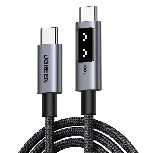 Καλώδιο Δεδομένων και Φόρτισης USB-C - USB-C UGREEN L509, 100W, 1m, Γκρι