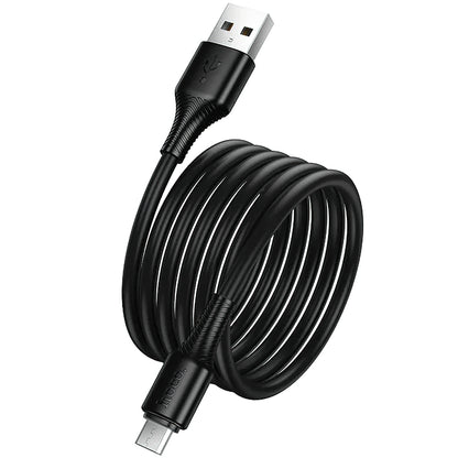 Καλώδιο Δεδομένων και Φόρτισης USB-A - microUSB HOCO X120, 18W, 1m, Μαύρο