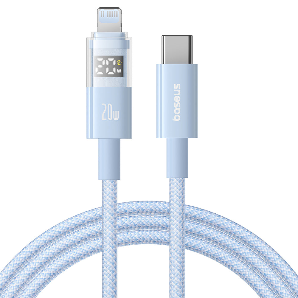 Καλώδιο Δεδομένων και Φόρτισης USB-C - USB-C Baseus Display 2, 100W, 1m, Μπλε P10382702311-00