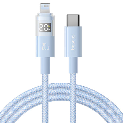 Καλώδιο Δεδομένων και Φόρτισης USB-C - USB-C Baseus Display 2, 100W, 2m, Μπλε P10382702311-01