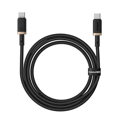 Καλώδιο Δεδομένων και Φόρτισης USB-C - USB-C Baseus Dura Series, 100W, 1m, Χρυσό P10377803U01-00
