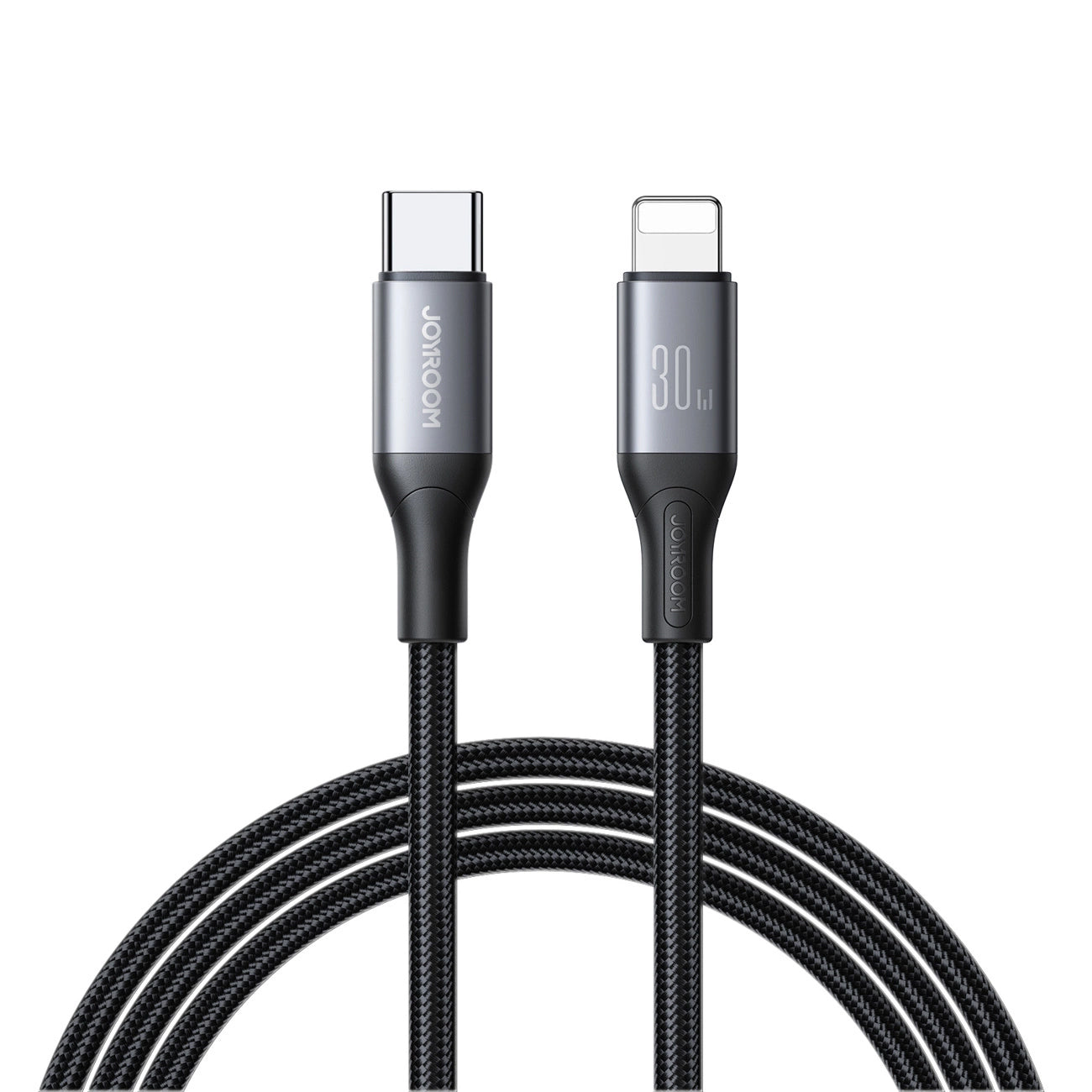 Καλώδιο Δεδομένων και Φόρτισης USB-C - Lightning Joyroom S-A28 Flash, 30W, 1m, Μαύρο