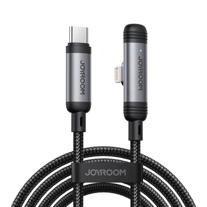 Καλώδιο Δεδομένων και Φόρτισης USB-C - Lightning Joyroom S-A56 EnjoyX Angled, 30W, 1.2m, Μαύρο