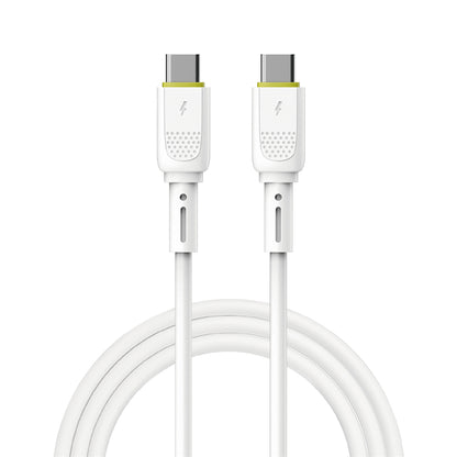 Καλώδιο Δεδομένων και Φόρτισης USB-C - USB-C WiWu Wi-C034, 60W, 1.2m, Λευκό