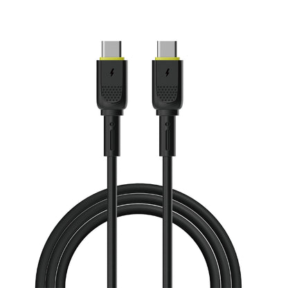 Καλώδιο Δεδομένων και Φόρτισης USB-C - USB-C WiWu Wi-C034, 60W, 1.2m, Μαύρο