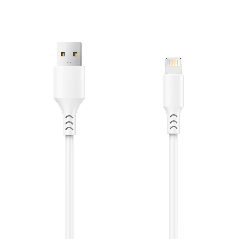 Καλώδιο Δεδομένων και Φόρτισης USB-A - Lightning Setty, 18W, 1m, Λευκό