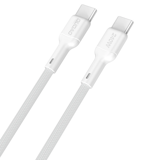Καλώδιο Δεδομένων και Φόρτισης USB-C - USB-C Dudao L9C Max, 240W, 2m, Λευκό