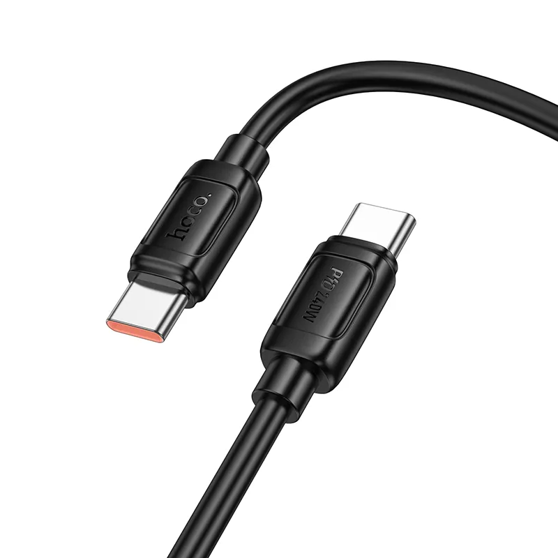 Καλώδιο Δεδομένων και Φόρτισης USB-C - USB-C HOCO X115, 240W, 1m, Μαύρο