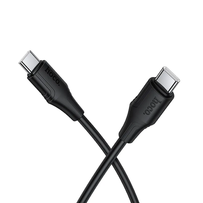 USB-C Data and Charging Cable - USB-C HOCO X124, 60W, 1m, Black