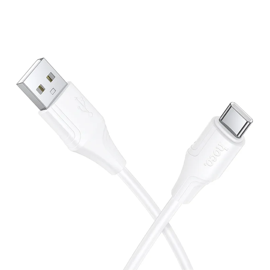 USB-A to USB-C Data and Charging Cable HOCO X124, 18W, 1m, White