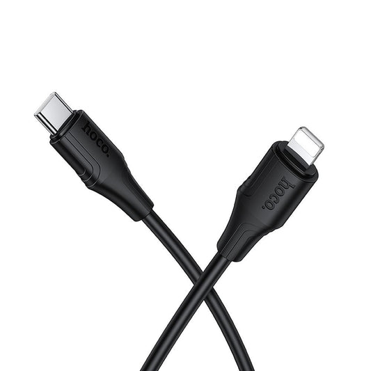Καλώδιο Δεδομένων και Φόρτισης USB-C - Lightning HOCO X124, 27W, 1m, Μαύρο
